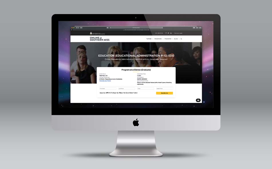 new look blog image of a preview of the new online university website